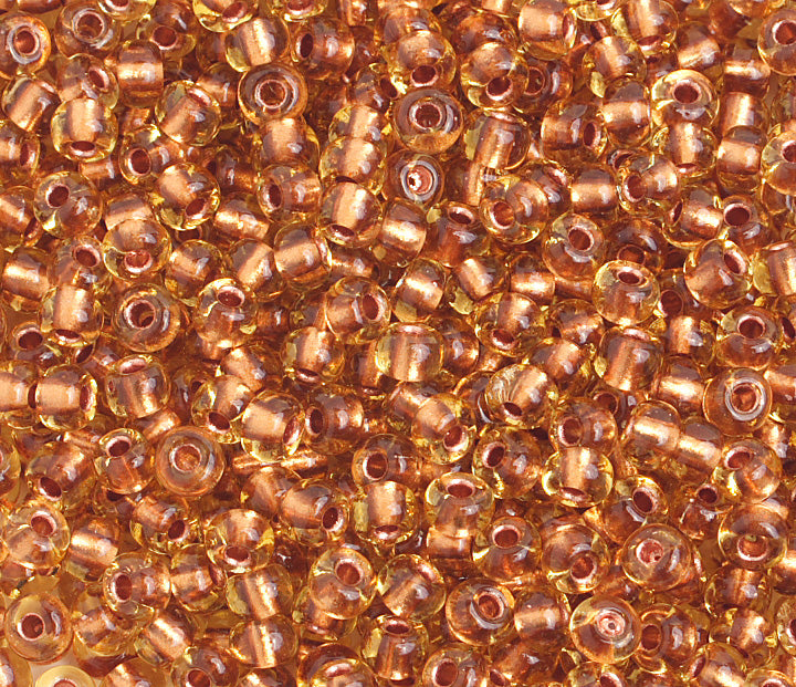 Czech Seed Bead / Pony Beads 6/0 Color Lined 
