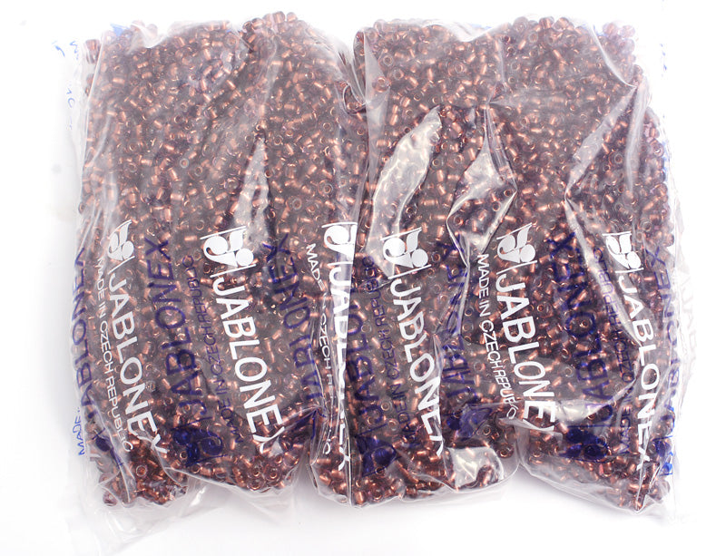 Czech Seed Bead / Pony Beads 6/0 Color Lined 