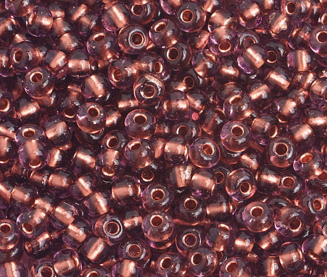Czech Seed Bead / Pony Beads 6/0 Color Lined 