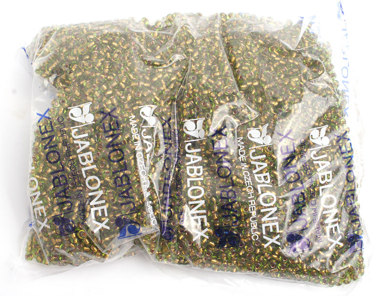 Czech Seed Bead / Pony Beads 6/0 Color Lined 