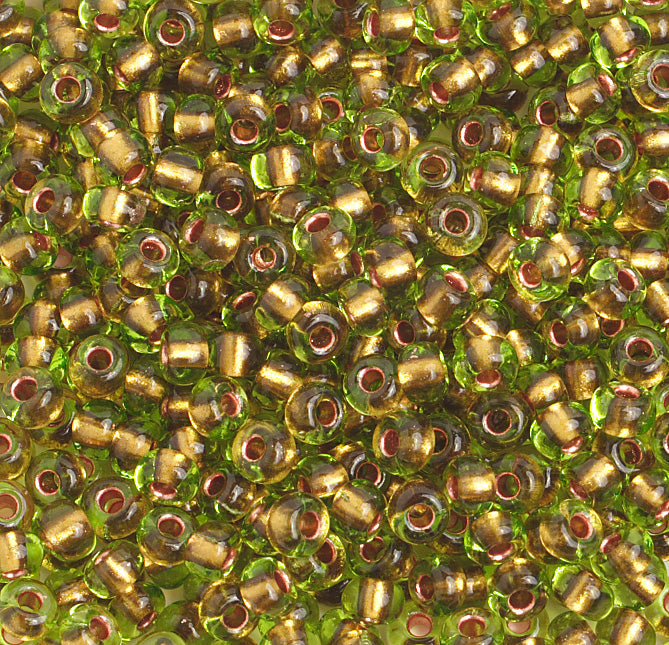 Czech Seed Bead / Pony Beads 6/0 Color Lined 