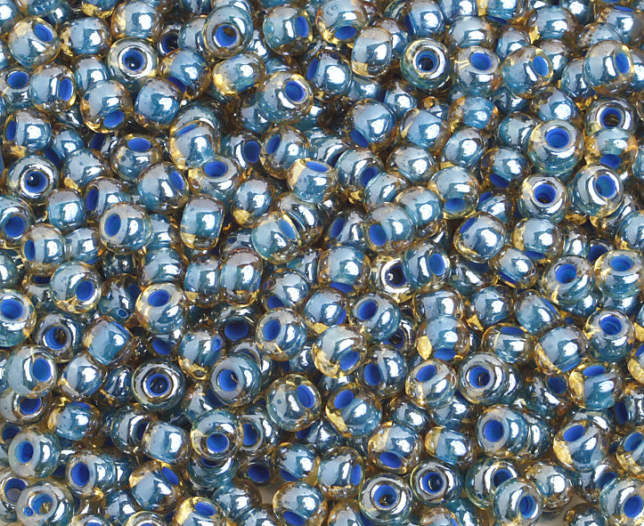 Czech Seed Bead / Pony Beads 6/0 Color Lined 