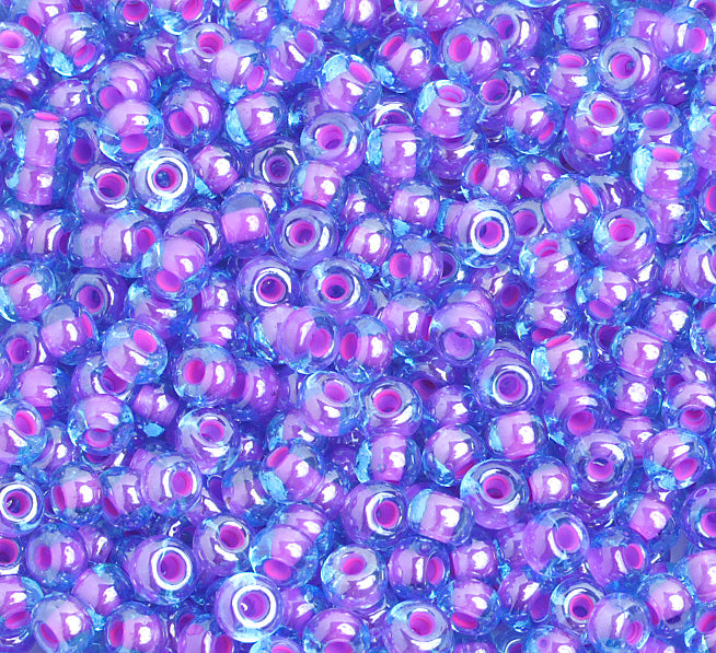 Czech Seed Bead / Pony Beads 6/0 Color Lined 