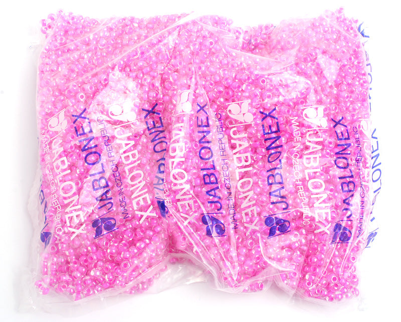 Czech Seed Bead / Pony Beads 6/0 Color Lined 