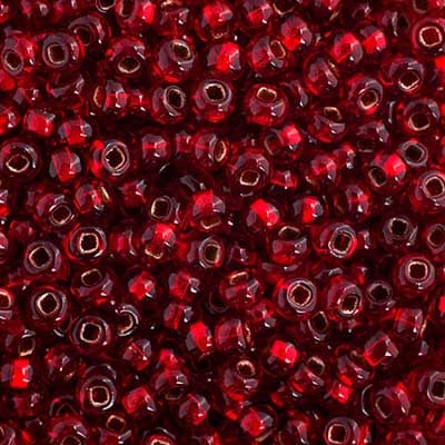 Czech Seed Bead / Pony Beads 6/0 Color Lined