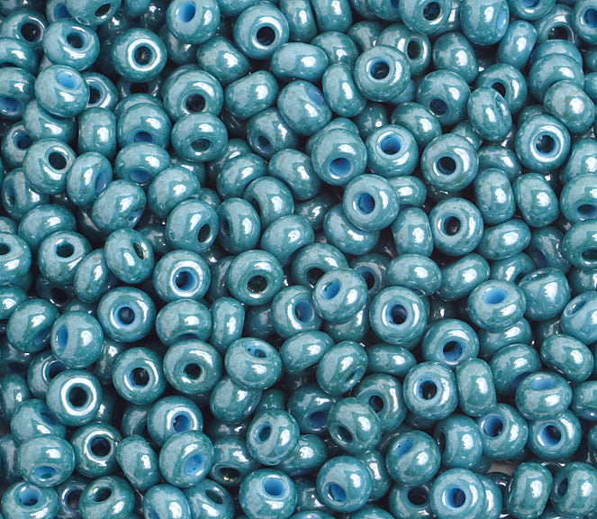 Czech Seed Bead / Pony Beads 6/0 Opaque Blue Shades