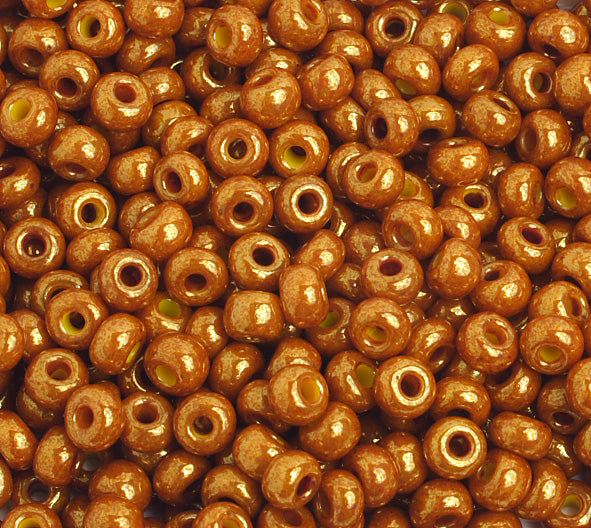 Czech Seed Bead / Pony Beads 6/0 Opaque Brown Shades