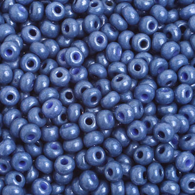 Czech Seed Bead / Pony Beads 6/0 Opaque Blue Shades