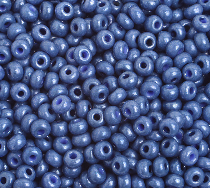 Czech Seed Bead / Pony Beads 6/0 Opaque Blue Shades