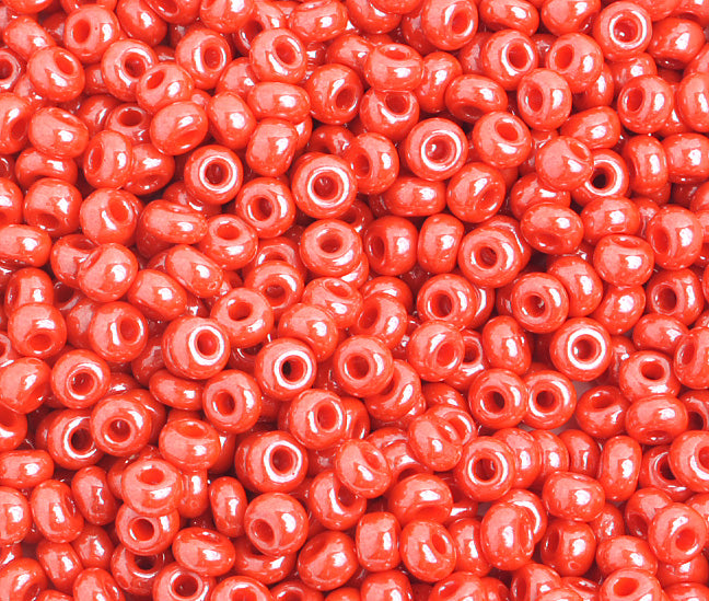 Czech Seed Bead / Pony Beads 6/0 Opaque Yellow/Orange Shades