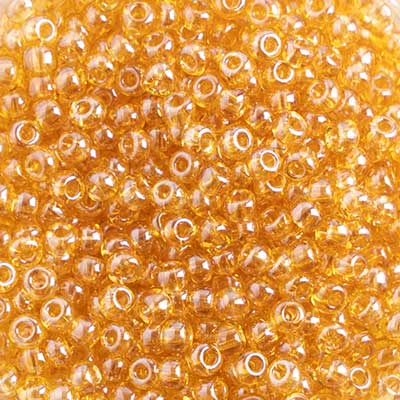 Czech Seed Bead / Pony Beads 6/0 Transparent Brown Shades
