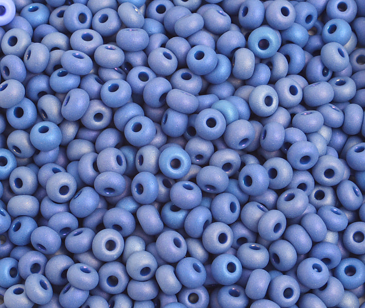 Czech Seed Bead / Pony Beads 6/0 Opaque Blue Shades