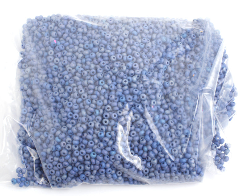 Czech Seed Bead / Pony Beads 6/0 Opaque Blue Shades