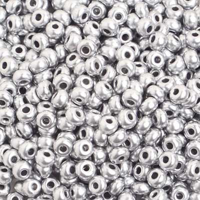 Czech Seed Bead / Pony Beads 6/0 Metallic