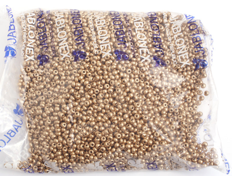 Czech Seed Bead / Pony Beads 6/0 Metallic 