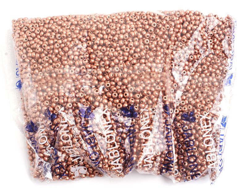 Czech Seed Bead / Pony Beads 6/0 Metallic 