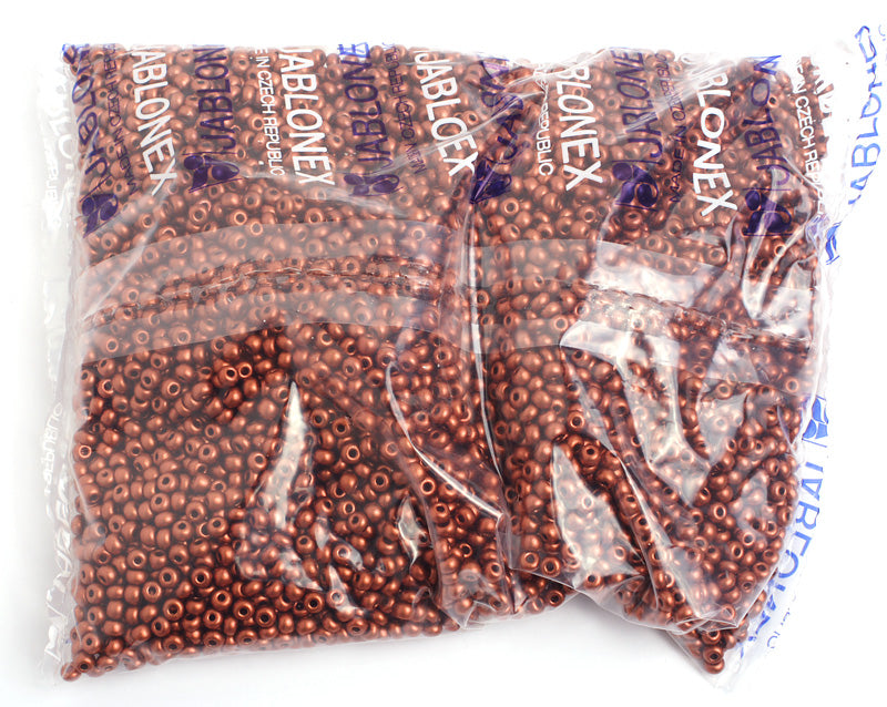 Czech Seed Bead / Pony Beads 6/0 Metallic 