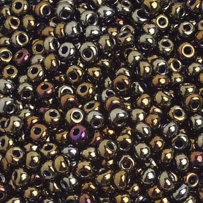 Czech Seed Bead / Pony Beads 6/0 Opaque Brown Shades