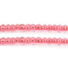 Czech Seed Bead / Pony Beads 6/0 Transparent Pink Shades
