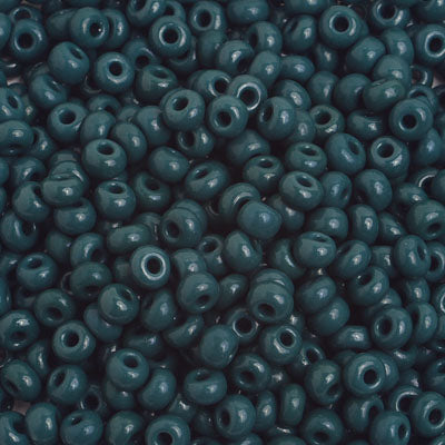 Czech Seed Bead / Pony Beads 6/0 Opaque Green Shades