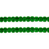 Czech Seed Bead / Pony Beads 6/0 Silver Lined Green Shades