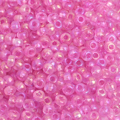 Czech Seed Bead / Pony Beads 6/0 Transparent Purple Shades