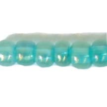 Czech Seed Bead / Pony Beads 6/0 Transparent Green Shades