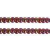 Czech Seed Bead / Pony Beads 6/0 Transparent Brown Shades