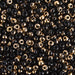 Czech Seed Bead / Pony Beads 6/0 Opaque Black/Multi Shades