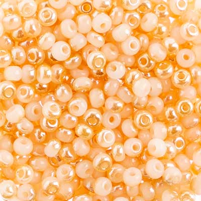 Czech Seed Bead / Pony Beads 6/0 Opaque White Shades