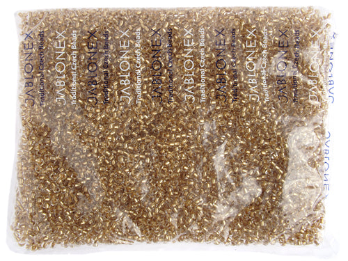 Czech Seed Bead / Pony Beads 6/0 Color Lined 