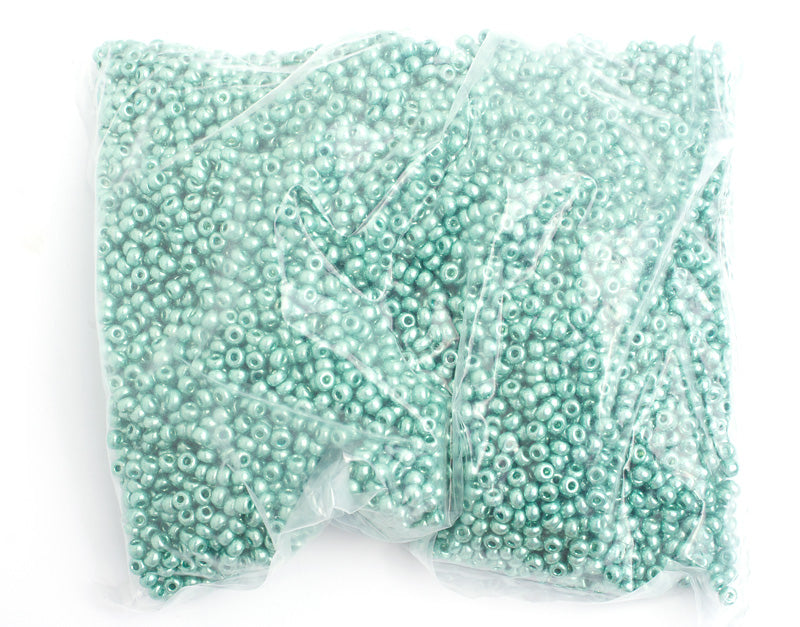 Czech Seed Bead / Pony Beads 6/0 Metallic 