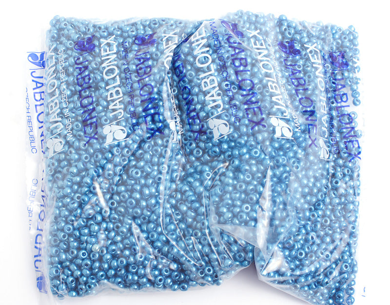 Czech Seed Bead / Pony Beads 6/0 Metallic 