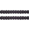 Czech Seed Bead / Pony Beads 6/0 Opaque Black/Multi Shades