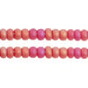 Czech Seed Bead / Pony Beads 6/0 Transparent Red Shades