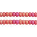 Czech Seed Bead / Pony Beads 6/0 Transparent Red Shades