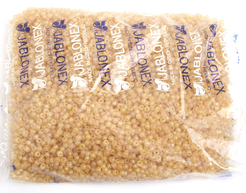 Czech Seed Bead / Pony Beads 6/0 Transparent Brown Shades