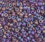 Czech Seed Bead / Pony Beads 6/0 Transparent Purple Shades