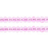 Czech Seed Bead / Pony Beads 6/0 Transparent Pink Shades