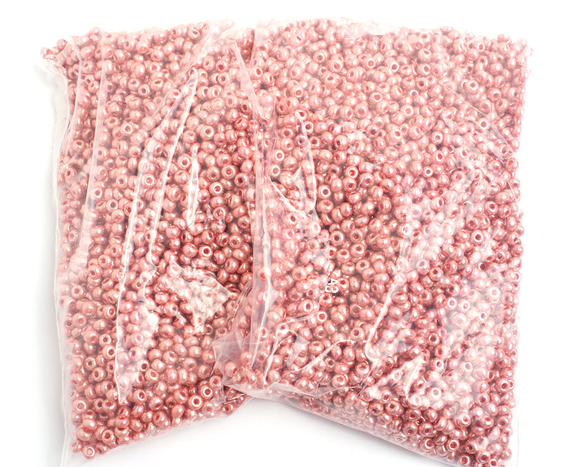 Czech Seed Bead / Pony Beads 6/0 Metallic 