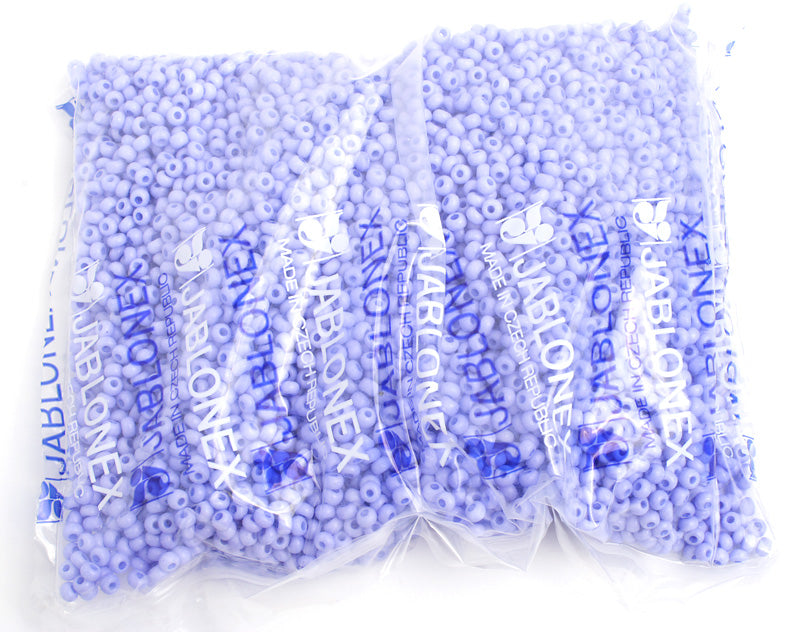 Czech Seed Bead / Pony Beads 6/0 Opaque Purple Shades