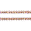 Czech Seed Bead / Pony Beads 6/0 Transparent Pink Shades