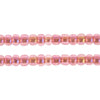 Czech Seed Bead / Pony Beads 6/0 Transparent Pink Shades