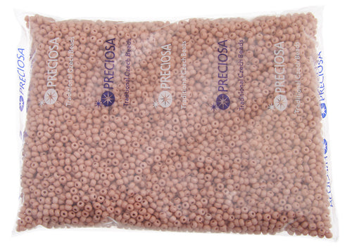 Czech Seed Bead / Pony Beads 6/0 Opaque Pink Shades