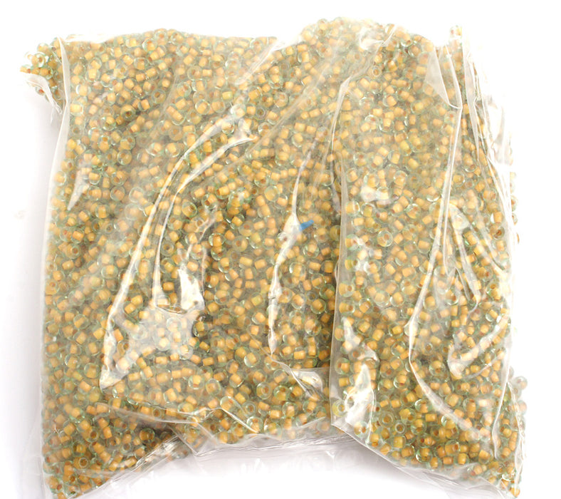 Czech Seed Bead / Pony Beads 6/0 Color Lined 