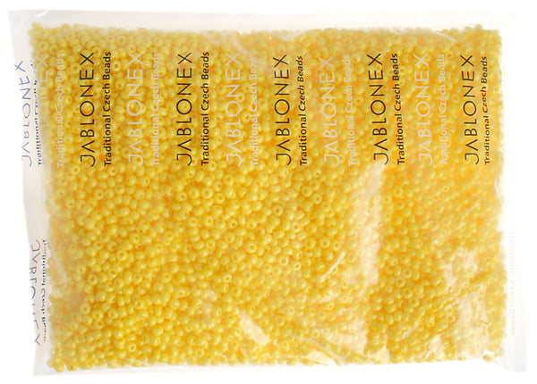Czech Seed Bead / Pony Beads 6/0 Opaque Yellow/Orange Shades
