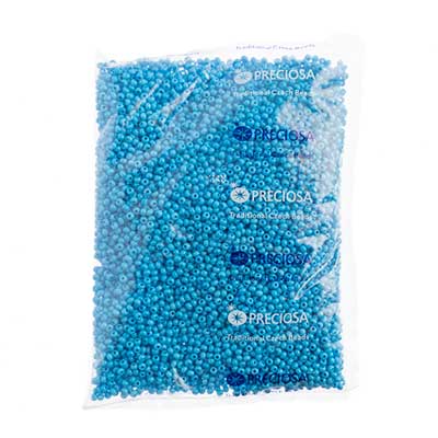 Czech Seed Bead / Pony Beads 6/0 Opaque Blue Shades