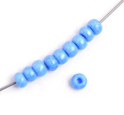 Czech Seed Bead / Pony Beads 6/0 Opaque Blue Shades