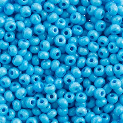 Czech Seed Bead / Pony Beads 6/0 Opaque Blue Shades