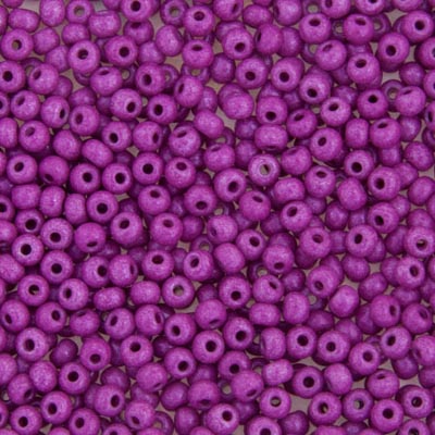 Czech Seed Bead / Pony Beads 6/0 Opaque Purple Shades